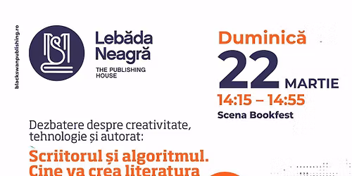 Dezbatere despre creativitate, tehnologie \u0219i autorat: Scriitorul \u0219i algoritmul