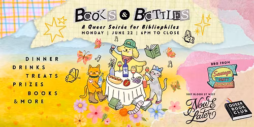Books & Bottles: A Queer Soiree for the Bookish!