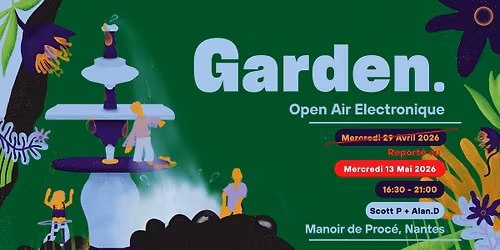 Garden \ud83e\udee7 Open Air \u00c9lectronique \ud83c\udf33 Manoir de Proc\u00e9 