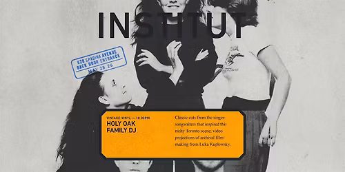 INSTITUT 004 | vintage vinyl | HOLY OAK FAMILY DJ