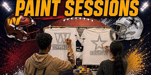 Commanders Vs Cowboys T-Shirt Painting Sessions