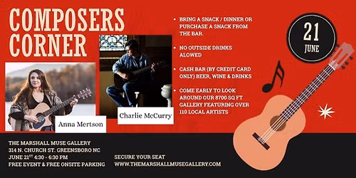 Composer's Corner ft. Anna Merston and Charlie McCurry