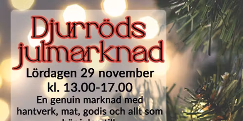 Djurröds julmarknad