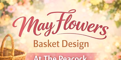 May Flower Basket Design with Flowers by Kim