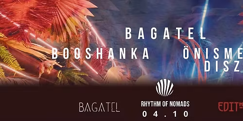 RHYTHM OF NOMADS \/\/ Tribal \u2022 Ethno \u2022 Organic House @ Edith