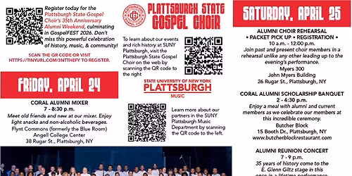 Gospel Choir Coral Alumni Weekend 35th Anniversary