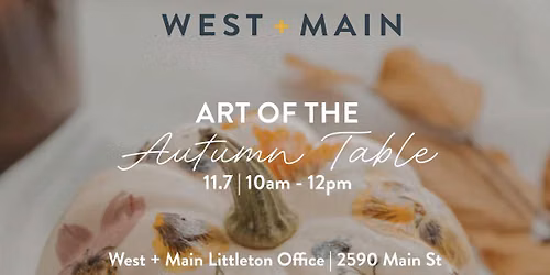 Art of the Autumn Table