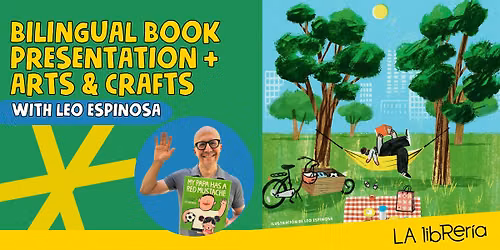 MI PAP\u00c1 TIENE UN BIGOTE ROJO Bilingual book presentation +Arts&Crafts