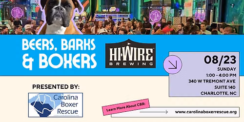Beer, Barks, and Brews at Hi-Wire Brewing
