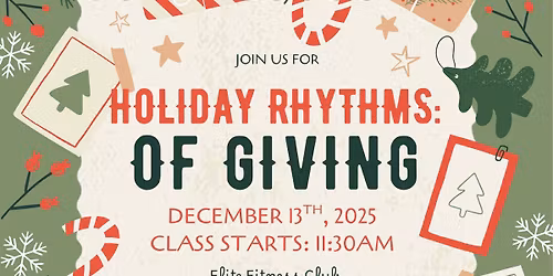 Dance, Donate, and Make Spirits Bright! 