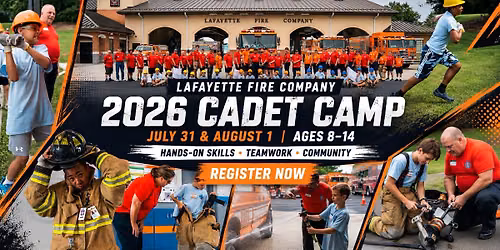 Cadet Camp at Lafayette Fire Company 