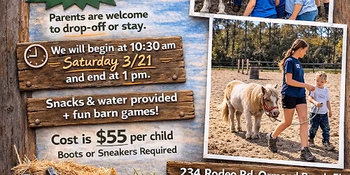 Kids Day at Rodeo Stables!