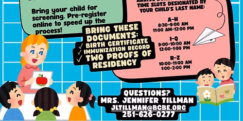Jubilee Elementary Kindergarten Registration