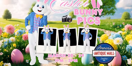 Easter Bunny Photos: Saturday, March 28th, 1pm - 3pm