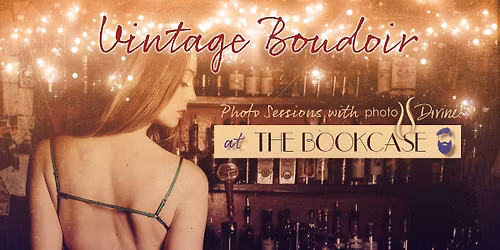 Vintage Boudoir at the Bookcase and Barber