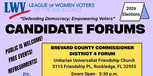 District 5 School Board (Palm Bay) Candidate Forum