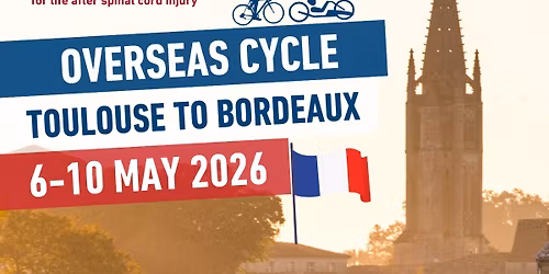 Overseas Cycle 2026 (Toulouse to Bordeaux)