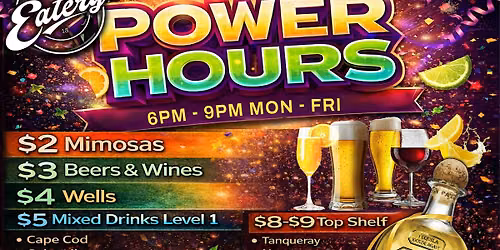 Power Hours @ 8020 Eatery