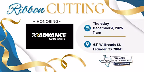 Ribbon Cutting: Advance Auto Parts