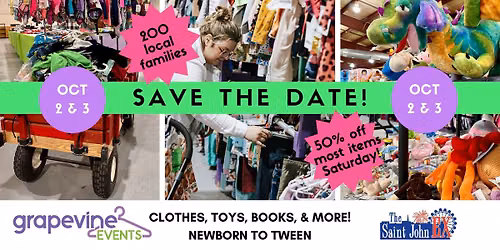 Grapevine Events' Fall\/Winter Baby & Kids' Gear Pop Up Consignment Sale!