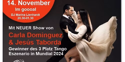 Tangoparavos Milonga mit Carla Dominguez & Jesus Taborda
