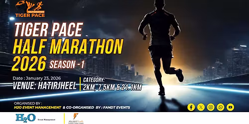TIGER PACE HALF MARATHON 2026 - Season 1