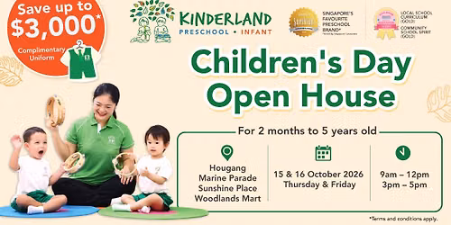 Children's Day Open House \u2013 HG, MP, SP, WM