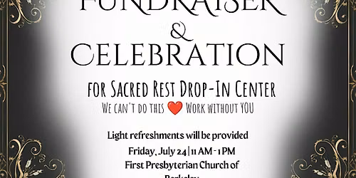 Fundraiser and Celebration for Sacred Rest Drop-In Center