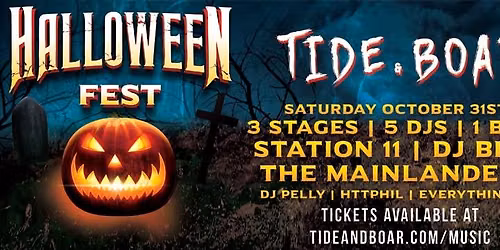 TIDE & BOAR HALLOWEEN FEST 2026 w\/ Station 11, DJ BIG S, The Mainlanders & more