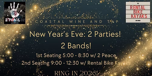 3rd Annual CWT New Year's Eve Bash - 2 seatings!!