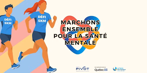 \ud83c\udf89 6th \/ 6e D\u00e9fi 5KM \u2022 Marche pour la sant\u00e9 mentale \/ Walk for Mental Health \ud83c\udfc3\u200d\u2640\ufe0f