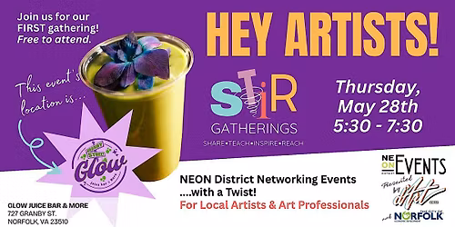 STIR Gathering - Local Artists & Art Professionals Free Networking Event