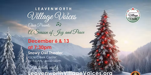 A Season of Joy and Peace - our 2025 Christmas in the Mountains Concert