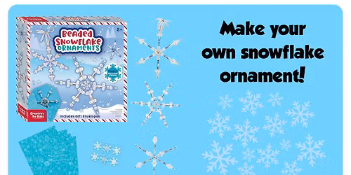 Snowflake Ornament Craft Day