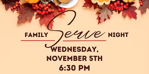 Family Serve Night