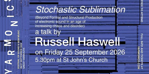 Russell Haswell - Stochastic Sublimation