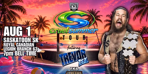 CWE Live In Saskatoon Ft WWE\/NXT\/TNA Wrestling Star Trevor Lee