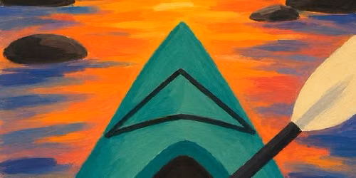 Paint and Sip \u2013 Paddle Into the Sunset