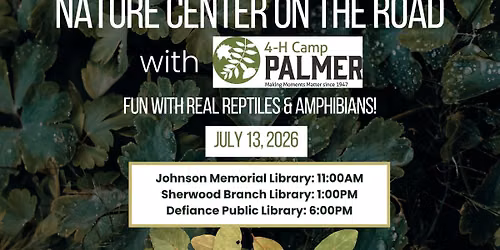 Nature Center on the Road with 4-H Camp Palmer