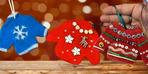 Make Your Own Ugly Sweater Ornaments