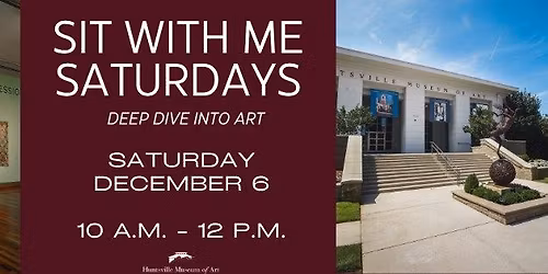 Sit with Me Saturdays: Deep Dive into Art