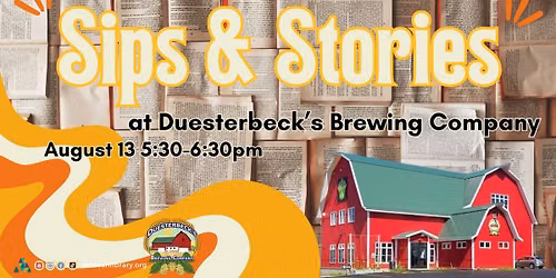 Sips & Stories: Adult Storytime at Duesterbeck's Brewing Company
