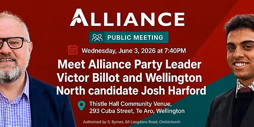 Alliance Party: Meet the Wellington North candidate and the Party Leader