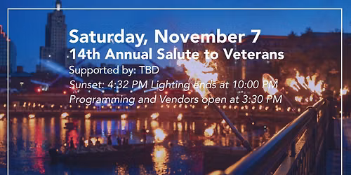 Annual Salute to Veterans | WaterFire Providence - Full Lighting