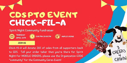 Chick-fil-A Fundraiser Event