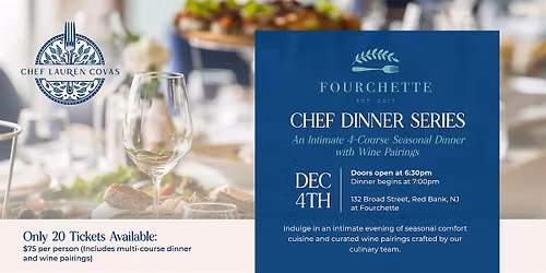 Chef Lauren Covas and Fourchette Present a Chef's Dinner Series