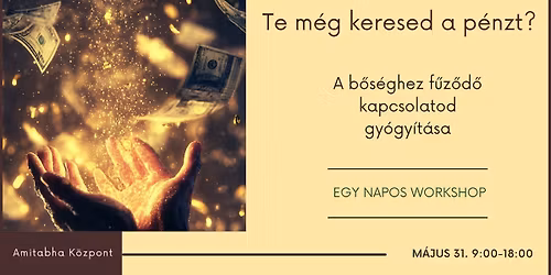 BETELT! Te m\u00e9g keresed a p\u00e9nzt? - A b\u0151s\u00e9ghez f\u0171z\u0151d\u0151 kapcsolatod gy\u00f3gy\u00edt\u00e1sa