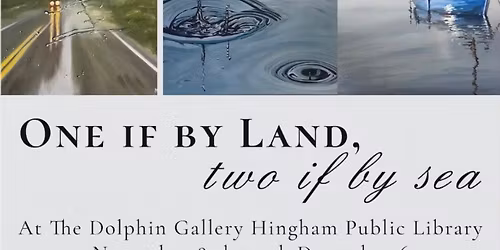 One if by Land, Two if by Sea fine oil paintings by Brenda White Henriquez