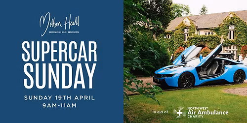 Supercar Sunday at Mitton Hall