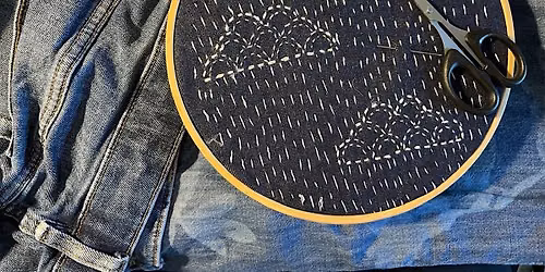 Sashiko mending